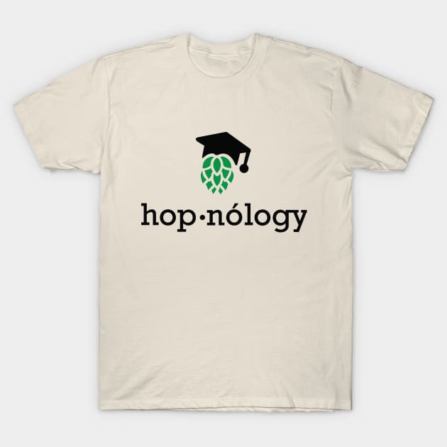 hop·nólogy Logo Stacked T-Shirt by hopnology